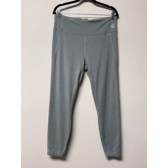 ALLBIRDS Merino Wool Blend Base Layer Leggings, Sage Green, Sz XL - Picture 1 of 8